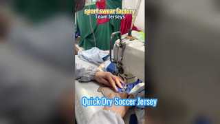 Jersey Sepak Bola Pria Cepat Kering Bernapas Ringan