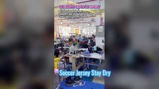 Jersey Sepak Bola Pria Cepat Kering Bernapas